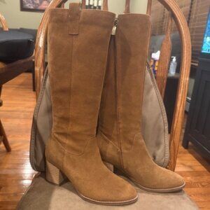 Aqua College Natalya Waterproof Boots Color Camel Suede Size  9.5 B6846 235